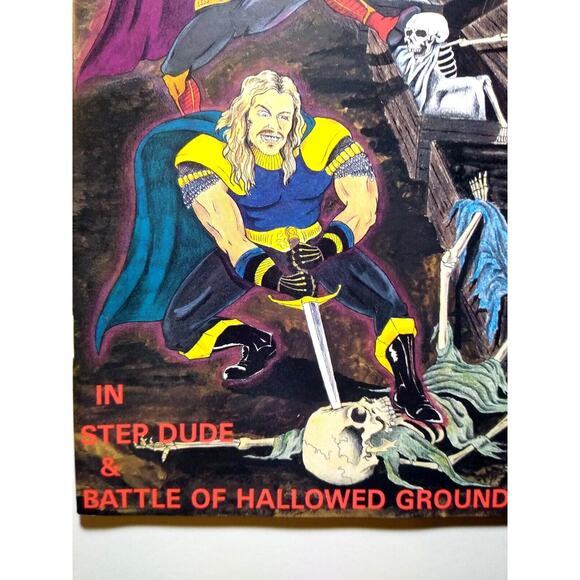 Metallica Metal Thunder Hard Rock Fantasy Comic July 1992 Art Vintage NOS Unused - Picture 6 of 10